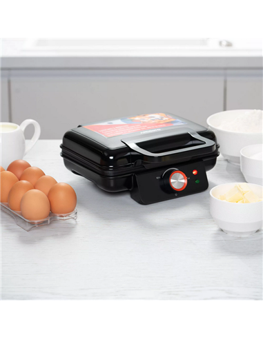 Aparat pentru vafe Ardesto SM-L100LWAFFL, Negru