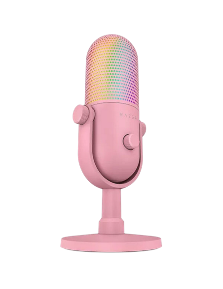 Игровой Микрофон Razer Seiren V3 Chroma, Проводной аналоговый, Quartz