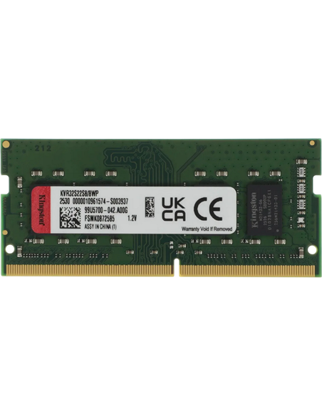 Memorie RAM Kingston ValueRAM, DDR4 SDRAM, 3200 MHz, 8GB, KVR32S22S8/8WP