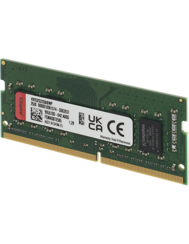 Оперативная память Kingston ValueRAM, DDR4 SDRAM, 3200 МГц, 8 ГБ, KVR32S22S8/8WP