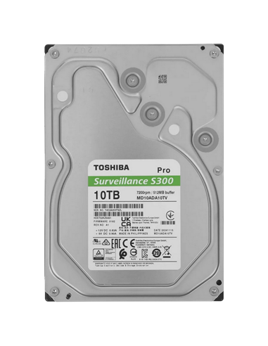 Unitate HDD Toshiba S300 Pro, 3.5", 10 TB MD10ADA10TV