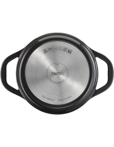 Кастрюля Tefal E2554404, 3,1л, 20см, Чёрный