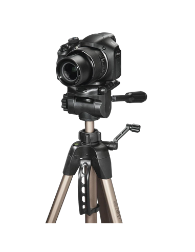 Trepied/Monopod HAMA Star 62, Cap panoramic cu 3 căi, Bej
