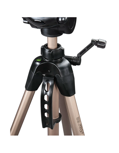 Trepied/Monopod HAMA Star 62, Cap panoramic cu 3 căi, Bej