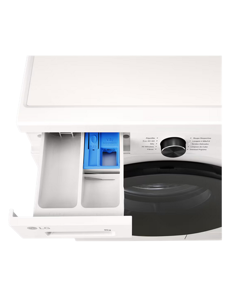 Mașină de spălat LG F4X1009NWB, 9kg, Alb