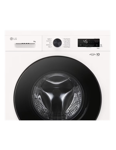 Стиральная машина LG F4X1009NWB, 9кг, Белый