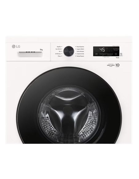 Стиральная машина LG F4X1009NWB, 9кг, Белый