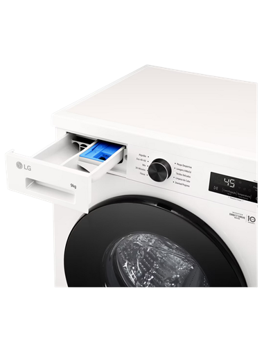 Стиральная машина LG F4X1009NWB, 9кг, Белый