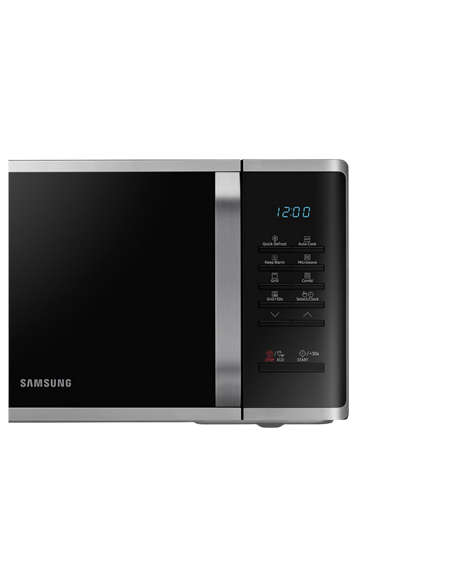Cuptor cu microunde Samsung MG23K3523AS/E2, Oțel inoxidabil
