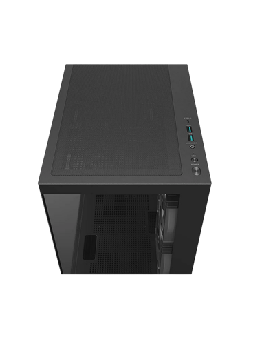 Carcasă PC Deepcool CG380 3F, Mini-Tower, Fără PSU, Negru