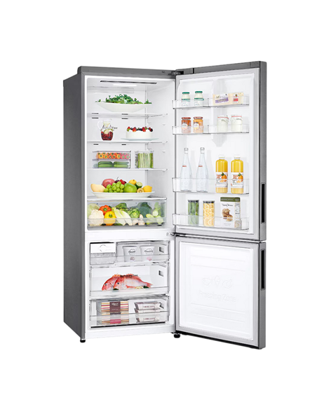 Frigider LG GBB566PZHMN, Oțel inoxidabil