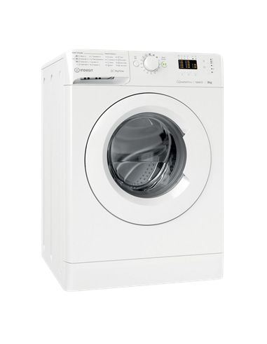 Mașină de spălat Indesit MTWA 91284 W EE, 9kg, Alb