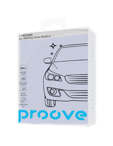 Lavetă auto Proove Carshine, Gri | Albastru