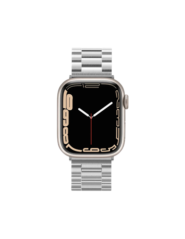 Ремешок для часов Spigen Modern Fit, Нержавеющая сталь, Серебристый