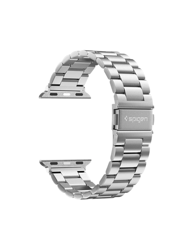 Ремешок для часов Spigen Modern Fit, Нержавеющая сталь, Серебристый