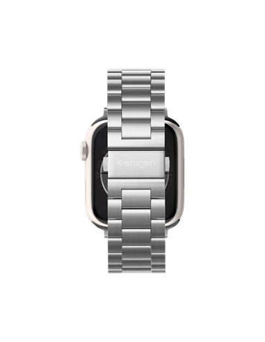 Ремешок для часов Spigen Modern Fit, Нержавеющая сталь, Серебристый