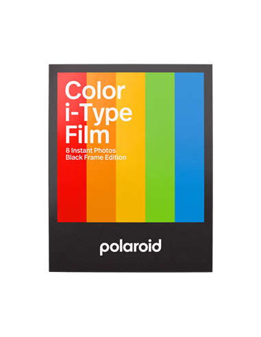 Polaroid Color Film для i-Type,Black Frame Edition, 8 шт
