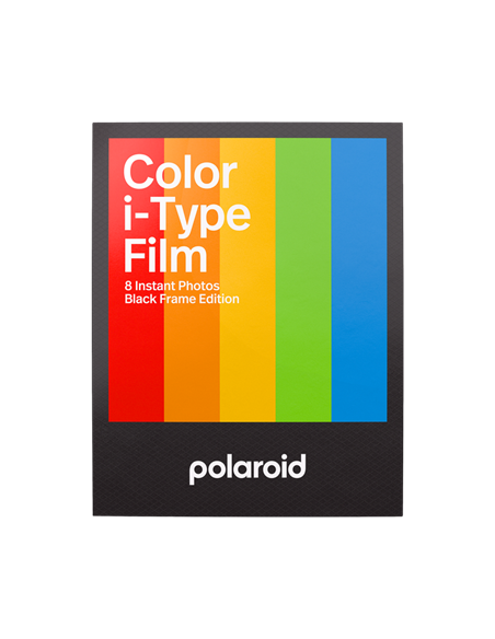 Polaroid Color Film для i-Type,Black Frame Edition, 8 шт
