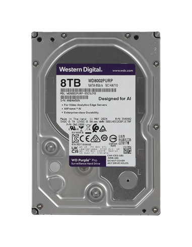 Жесткий диск Western Digital WD Purple Pro, 3.5", 8 TБ <WD8002PURP>