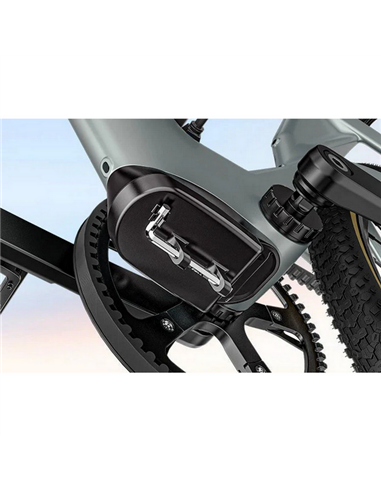 Bicicletă Electrică Fiido AIR, Argintiu