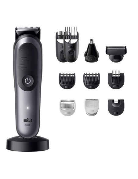 Мужской Триммер Braun AIO7560, Серый