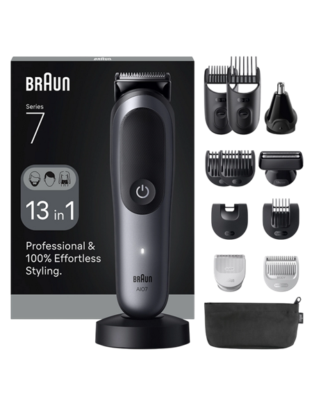 Мужской Триммер Braun AIO7560, Серый