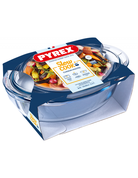 Tava de copt Pyrex 459A000, Transparent