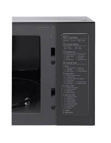 Cuptor cu microunde LG MH6565CPS, Gri
