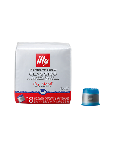 Cafea Illy Iperespresso Classico Lungo, 18  buc