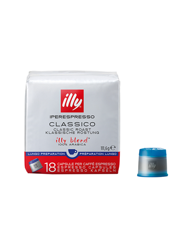 Cafea Illy Iperespresso Classico Lungo, 18  buc