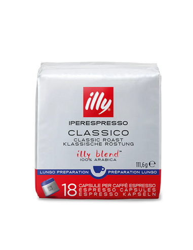 Cafea Illy Iperespresso Classico Lungo, 18  buc