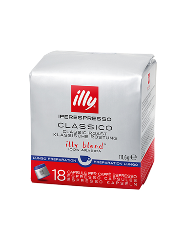 Cafea Illy Iperespresso Classico Lungo, 18  buc