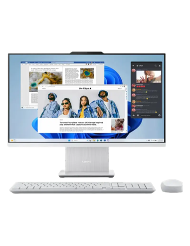 Computer All-in-One Lenovo IdeaCentre 3 27ARR9, 27", AMD Ryzen 5 7535HS, 16GB/512GB, Fără SO, Cloud Grey