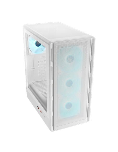 Компьютерный корпус Cougar Airface Pure PRO White, Midi-Tower, Без блока питания, Белый
