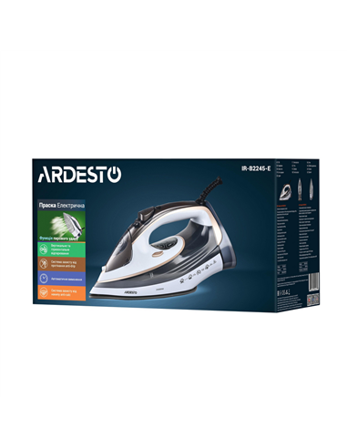 Fier de călcat Ardesto IR-B2245-E, 2400W, Gri | Alb