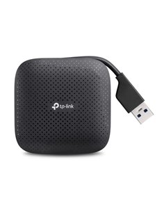 TP-Link UH400 USB Hub,  mini-size, 4 ports, USB 3.0, Built-in USB connector cable
