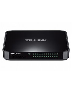 TP-LINK TL-SF1024M  24-port Desktop Switch, 24 10/100M RJ45 ports, Green Ethernet, plastic case
