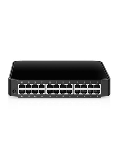 TP-LINK TL-SF1024M  24-port Desktop Switch, 24 10/100M RJ45 ports, Green Ethernet, plastic case
