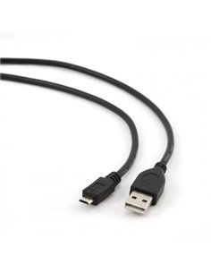 Cable microUSB2.0  1m - CCP-mUSB2-AMBM-1M, 1.0 m, Professional series, USB 2.0 A-plug to Micro B-plug, Black