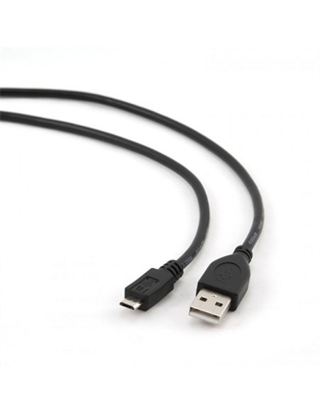 Cable microUSB2.0  1m - CCP-mUSB2-AMBM-1M, 1.0 m, Professional series, USB 2.0 A-plug to Micro B-plug, Black