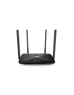 Wi-Fi роутер MERCUSYS AC12G / AC1200 Dual Band / Wi-Fi5 / Gigabit / 1WAN+3LAN / 4 external antennas