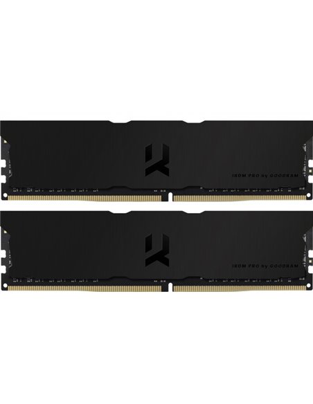 16GB (Kit of 2*8GB) DDR4-3600  GOODRAM  IRDM PRO DDR4 DEEP BLACK  (Dual Channel Kit), PC28800, CL18, Latency 18-22-22, 1.35V,...