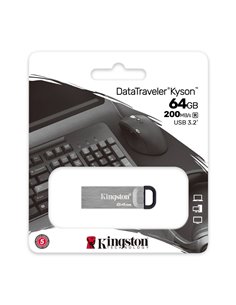 Flash Drive USB Kingston DataTraveler Kyson 64GB/ 200 MB/s 2