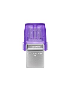 Флеш-накопитель USB-C/A Kingston DataTraveler microDuo 3C / 128ГБ / 200 MByte/s