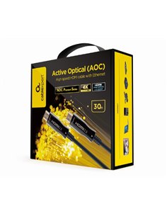 Cablu video Gembird CCBP-HDMI-AOC-30M-02 / Supports 4K UHD resolutions at 60Hz, male-male / 30 m 2