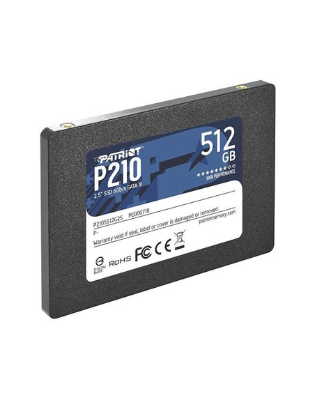 2,5” SSD Patriot P210 512GB