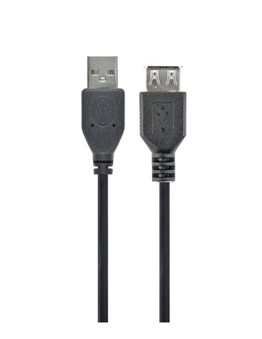 Cablu USB2.0 Cablexpert CC-USB2-AMAF-75CM/300-BK / 0.75 m / Black