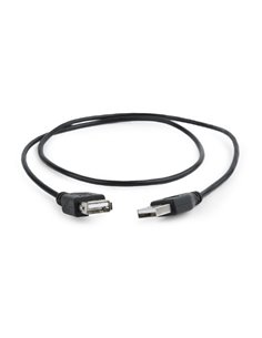 Кабель USB2.0 Cablexpert CC-USB2-AMAF-75CM/300-BK / 0.75 m / Black 2