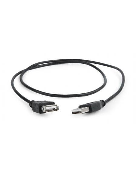 Cablu USB2.0 Cablexpert CC-USB2-AMAF-75CM/300-BK / 0.75 m / Black