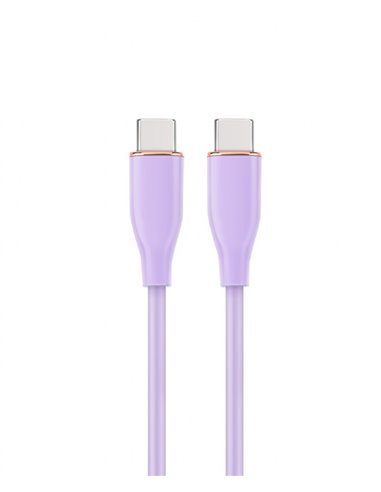 Кабель Type-C - Type-C Cablexpert CC-USB2S-CMCM-1.5M-P / 1.5 m/  Violet
